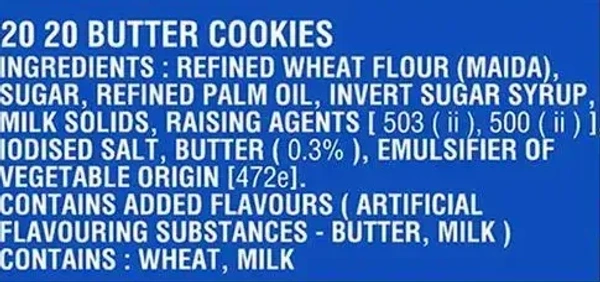 Parle 2020 Butter Cookies, 40g - 40g