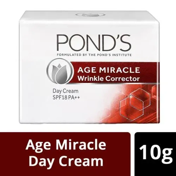 Pond's Age Miracle Wrinkle Corrector Spf 18 Pa++ Day Cream, 10g - 10g