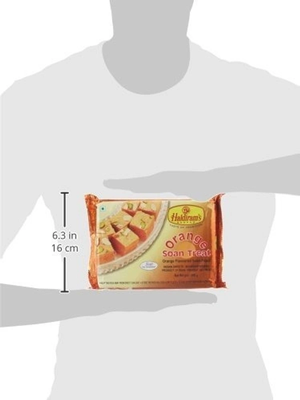 Haldiram's Soan Papdi Orange, 500g - 500g