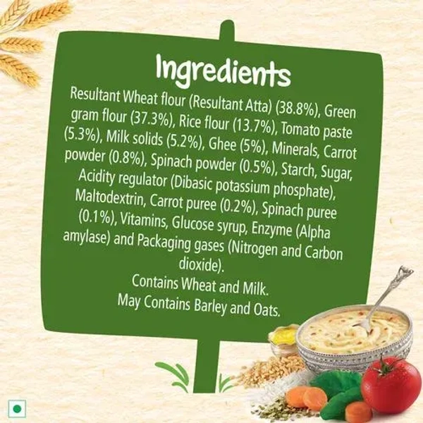 Nestle Cerelac Baby Cereal With Milk Khichdi With Vegetables / Ghee, 300g - 300g