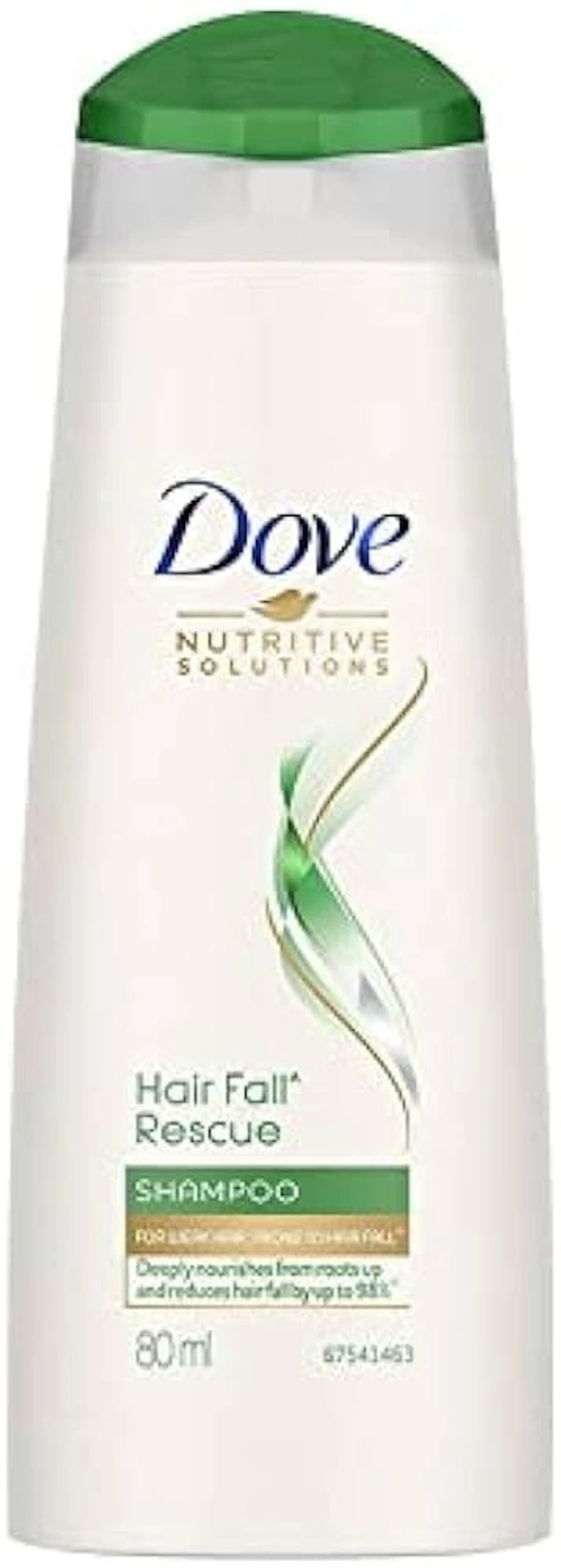 Dove Shampoo Nutritive Solution Hair Fall Rescue, 80 ml - 80 ml