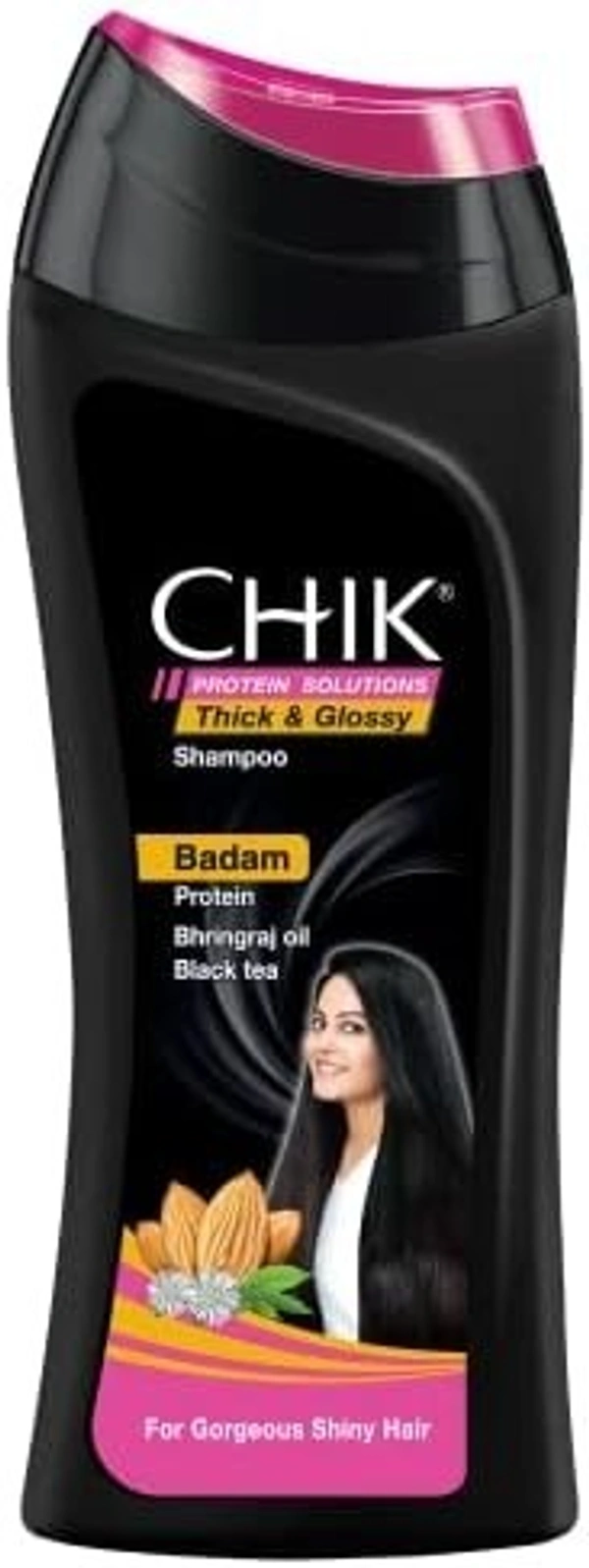 Chik Thick & Glossy Black Shampoo, 80ml - 80ml