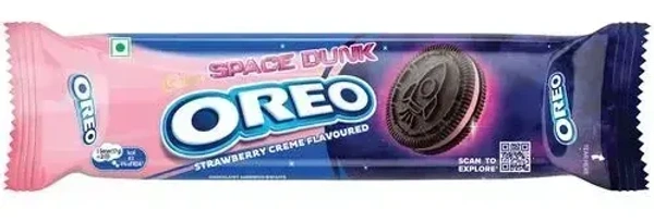 Oreo Cadbury Oreo Strawberry Creme Sandwich Biscuit, 120g - 113.75g