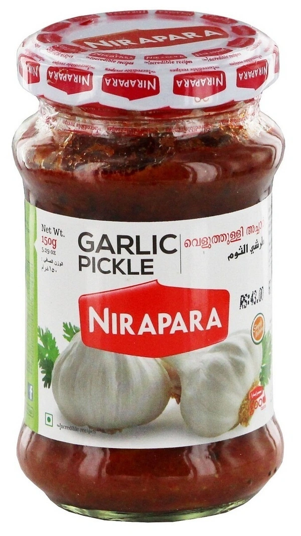 Nirapara garlic Pickle Jar, 150g - 150g
