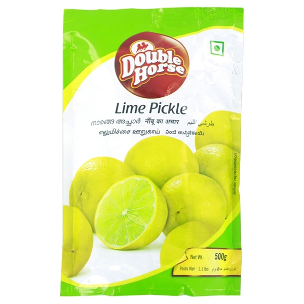Double Horse Lime Pickle, 500g - 500g
