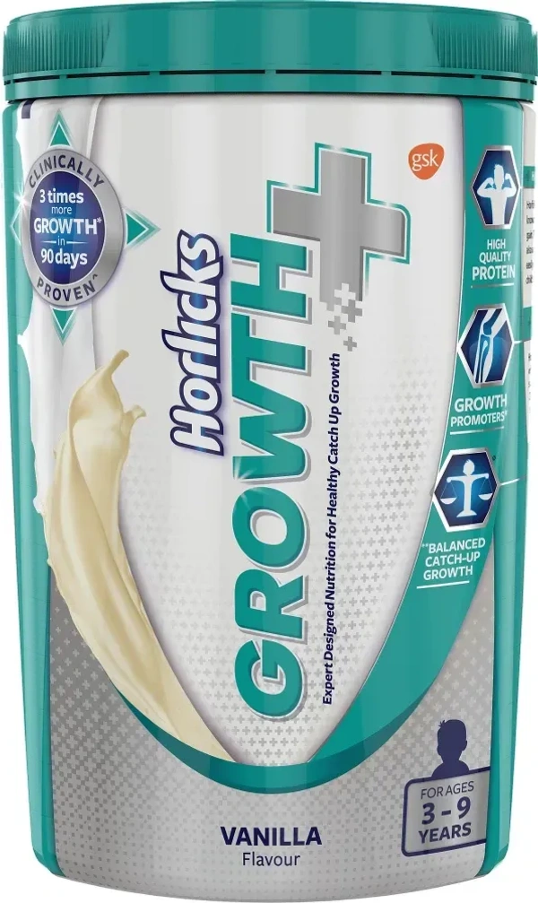 Horlicks Growth Plus Vanilla 400g - 400g
