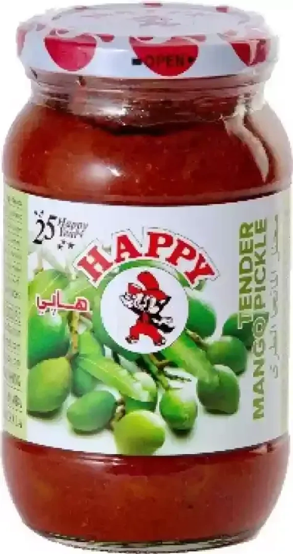 Happy Tender Mango Pickle Bottle, 200g - 200g