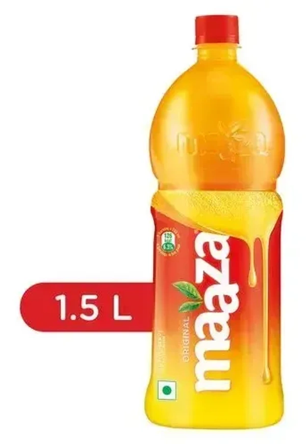 Maaza Mango Drink, Original Flavour, 1.5 L PET Bottle - 1.5L
