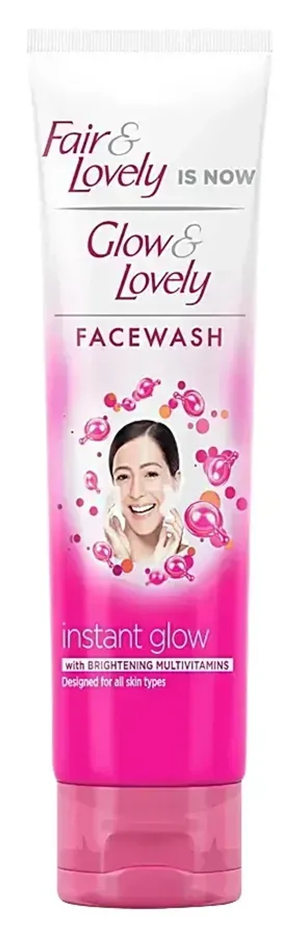 Fair & Lovely Fair& Lovely Glow& Lovely Facewash Instant Glow, 100g - 100g