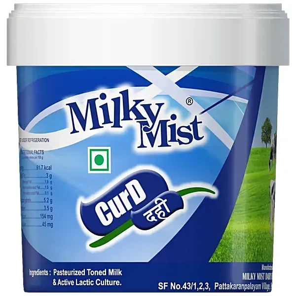 Milky Mist Curd Farm Fresh Tub, 1 kg - 1-kg