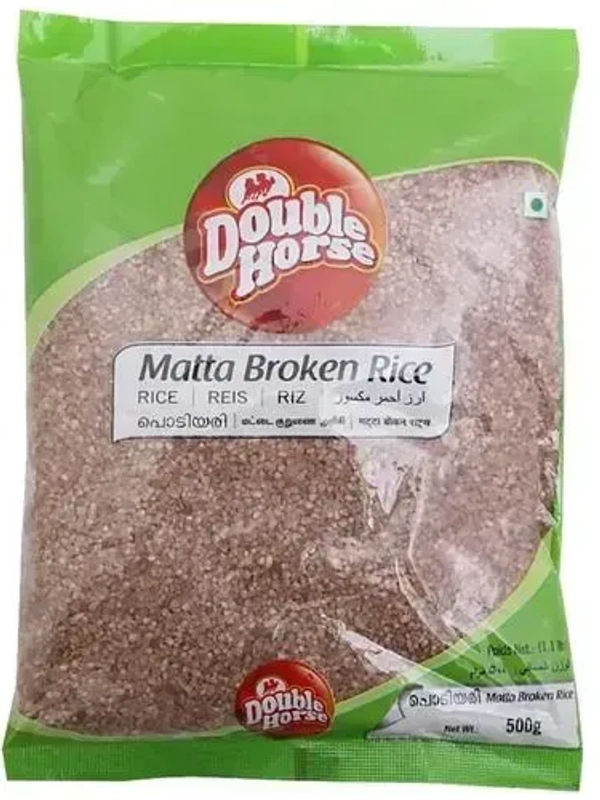Double Horse Matta Broken Rice Packet, 500g - 500g