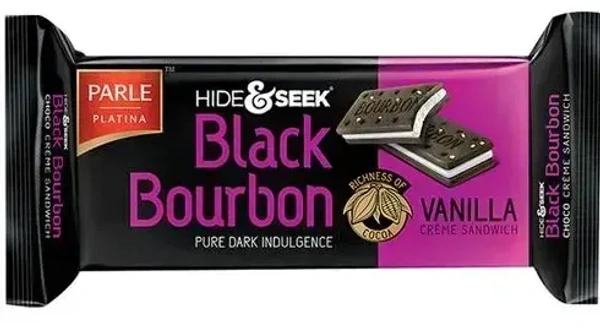 Parle Platina Hide / Seek Black Bourbon Choco Creme Sandwich, 100g - 100g