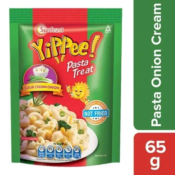 Yippee Pasta Treat Sour Cream Onion Packet, 65g - 65g