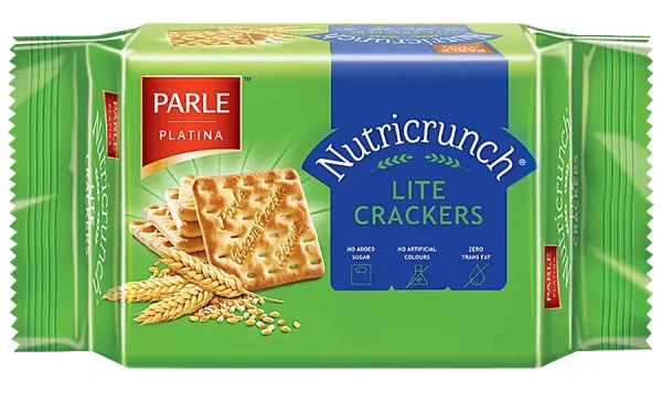 Parle Platina Nutricrunch Lite Cracker Sugar Free Biscuits 100g - 100g