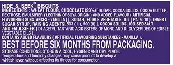 Parle Platina Hide& Seek Chocolate Chips Biscuits, 120g - 120g