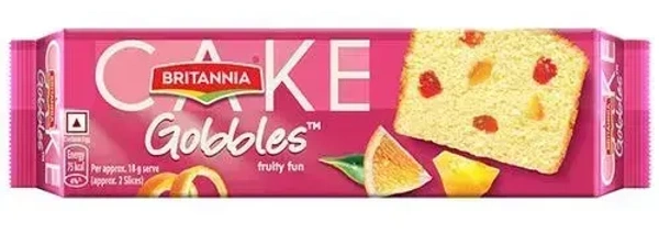 Britannia Cake Gobbles Fruity Fun - 120g - 120g