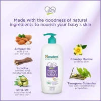 Himalaya Baby Lotion Almond Oil& Olive Oil Bottle, 400 ml - 400ml