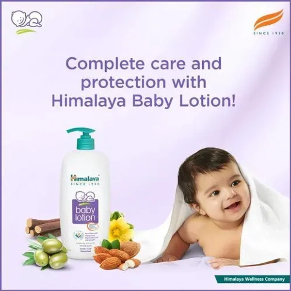 Himalaya Baby Lotion Almond Oil& Olive Oil Bottle, 400 ml - 400ml