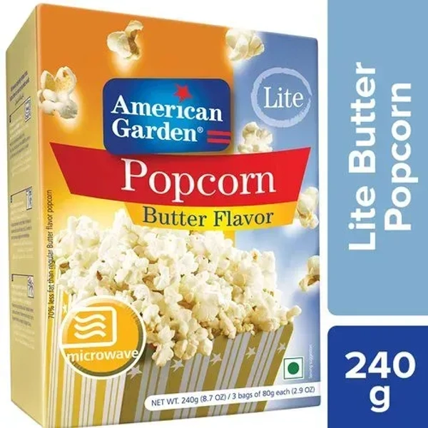 American Garden Popcorn Natural, 240g - 240g