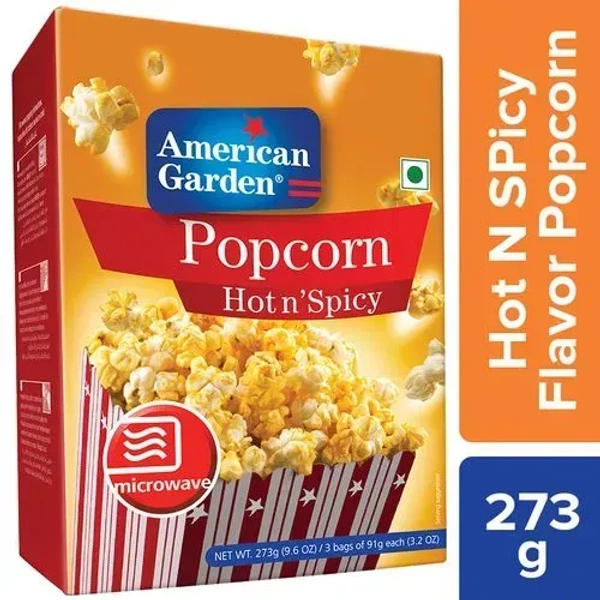 American Garden Popcorn Hot N Spicy, 273g - 273g
