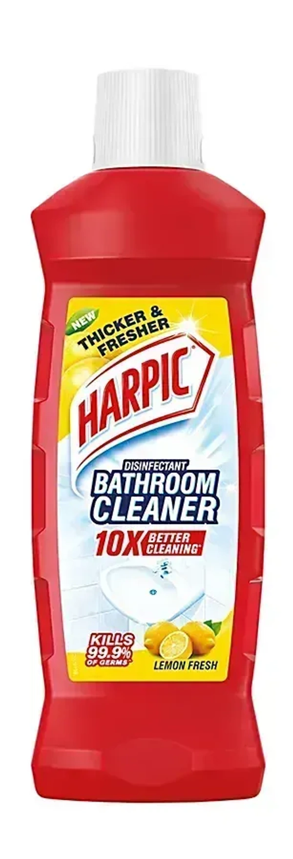 Harpic Disinfectant Bathroom Cleaner Liquid Lemon, 500 ml - 500 ml