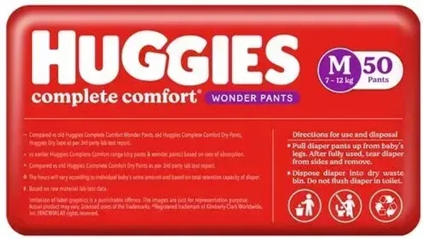 Huggies Wonder Pants Medium, 50 Pcs