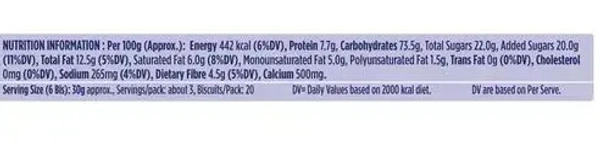 Mcvities McVities Marie Biscuits, Whole Wheat, 100g