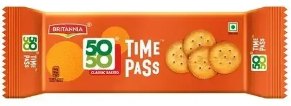 Britannia 50 50 Classic Salted Time Pass, 78g - 78g