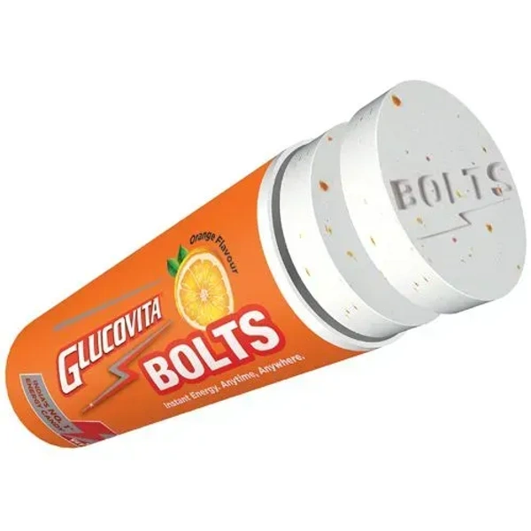Glucovita Instant Energy Bolts - Orange, 18g - 18g