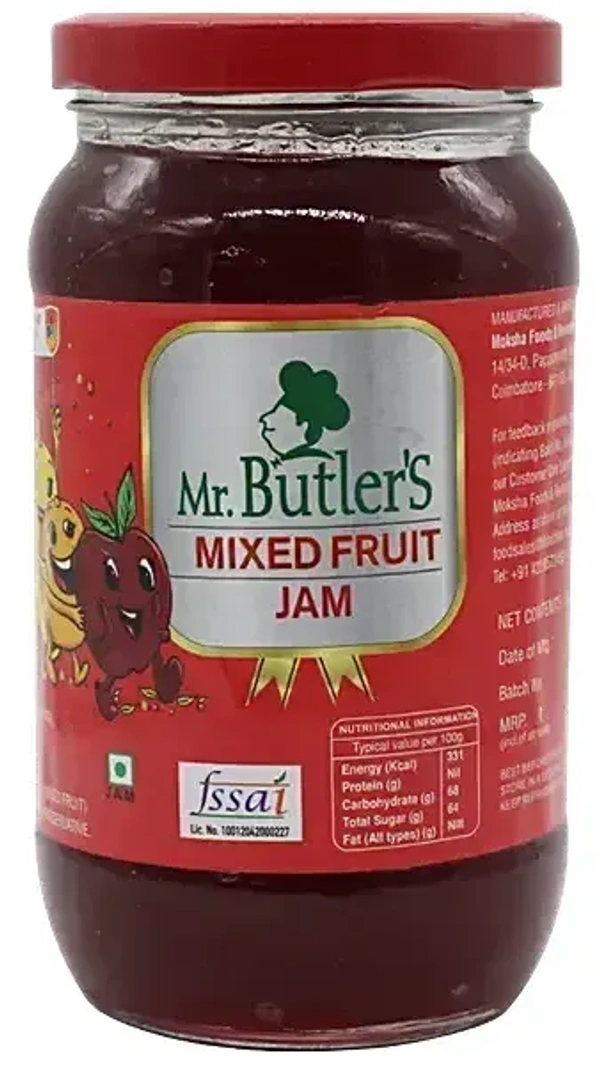 Mr. Butler's Mixed Fruit Jam, 500g - 500g