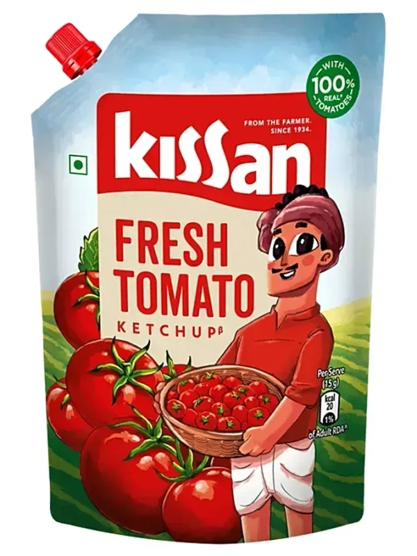 Kissan Fresh Tomato Ketchup Pouch, 950g - #REF!