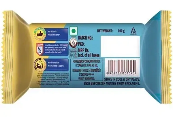 Sunfeast Farmlite Biscuits Digestive No Added Sugars, 100g
