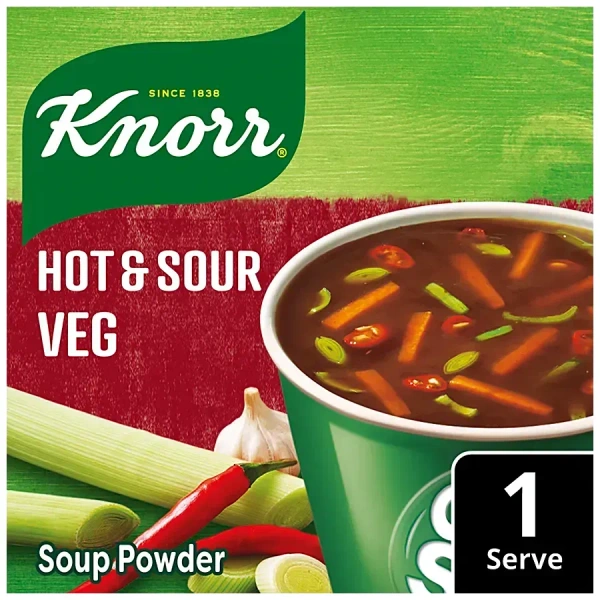 Knorr Cup a Soup Hot and Sour Veg, 11g - 11g