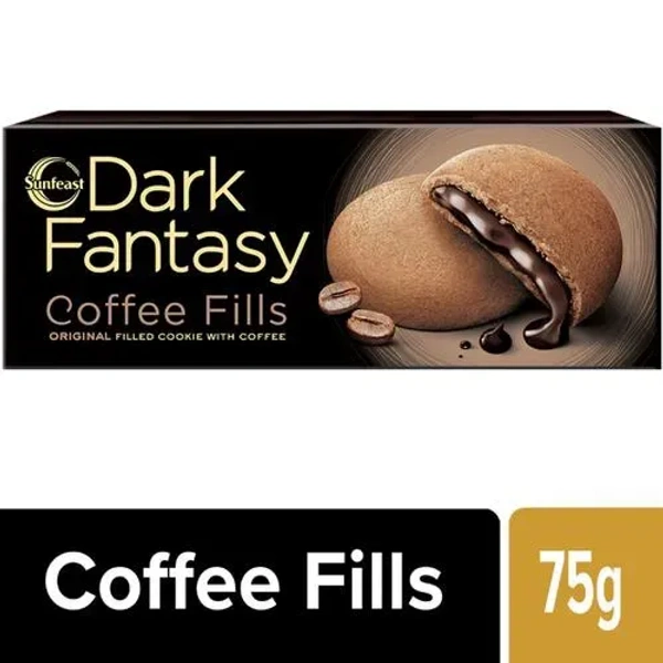 Sunfeast Dark Fantasy Coffee Fills Cookie, 75 g - 75g