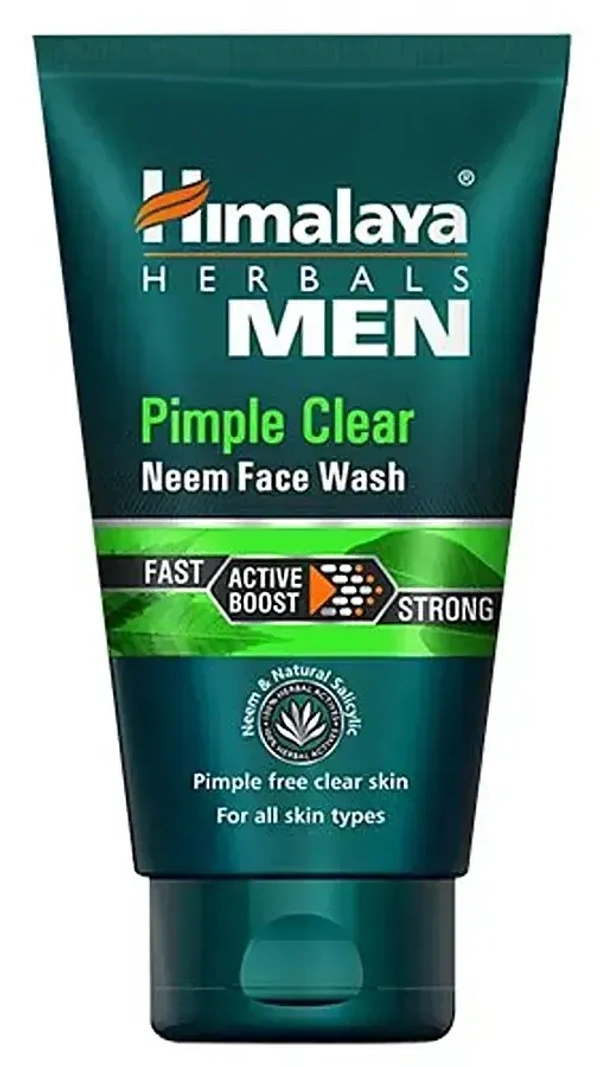 Himalaya Men Pimple Clear Neem Face Wash, 50 ml