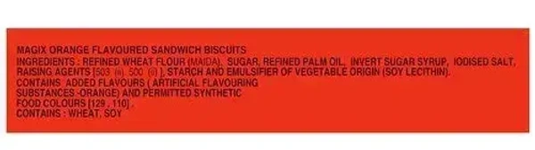 Parle Magix Orange Flavoured Biscuit 40% Extra, 40.8g - 40.8g