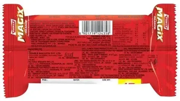 Parle Magix Orange Flavoured Biscuit 40% Extra, 40.8g - 40.8g