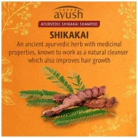 Lever Ayush Thick& Long Growth Shikakai Shampoo, 330 ml - 330 ml