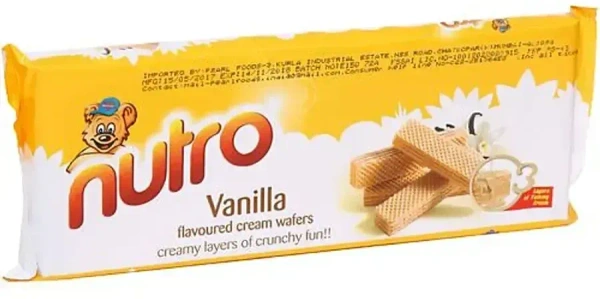 Nutro Vanila Cream Wafers, 75g - 75g