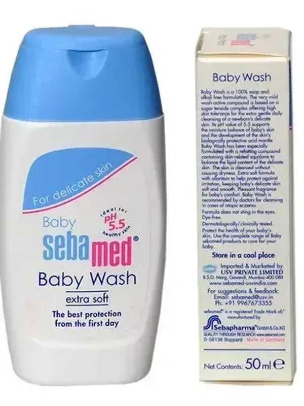 Baby Sebamed Baby Seba Med Baby Wash Extra Soft, 50 ml