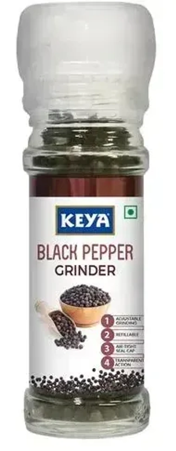 Keya Grinder Black pepper, 50g - 50g