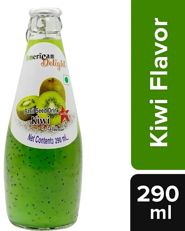American Delight Basil Drink - Kiwi Flavored, 290ml - 290ml