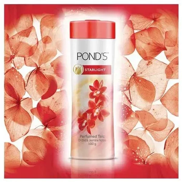 Pond's Starlight Perfumed Talc, 100g - 100g