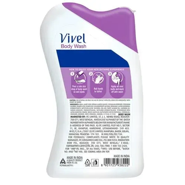 Vivel Body Wash Lavender + Almond Oil, 200 ml - 200 ml