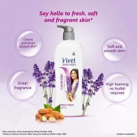Vivel Body Wash Lavender + Almond Oil, 500 ml - 500 ml