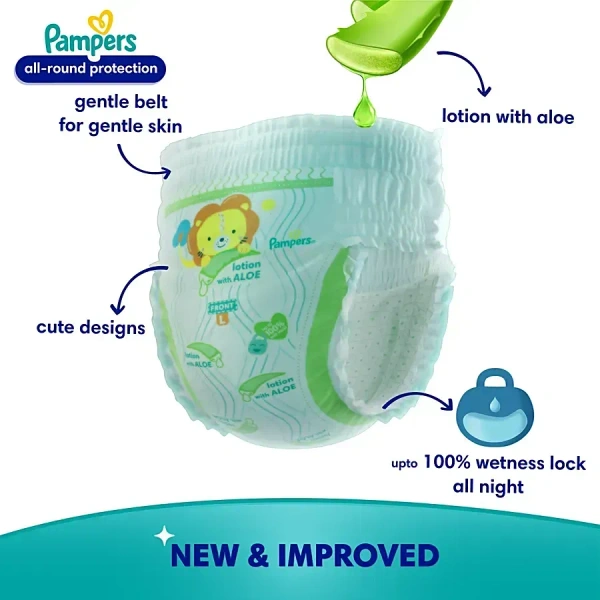 Pampers New Diapers Pants (64 Nos), 64 pants