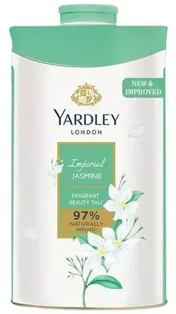 Yardley London Imperial Jasmine Perfumed Talc, 250g - 250g