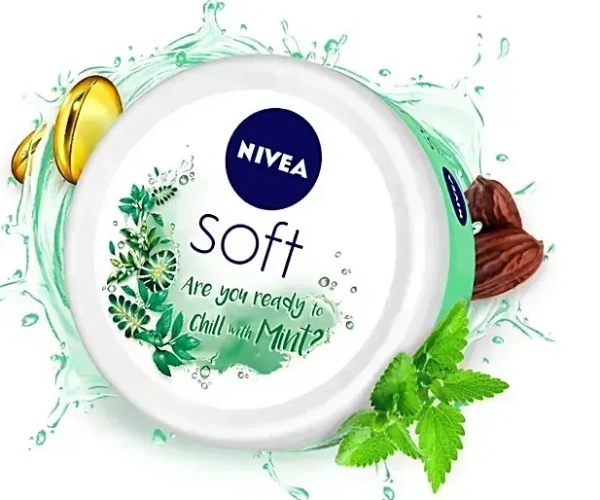 Nivea Soft Moisturiser Mint, 50 ml - 50 ml