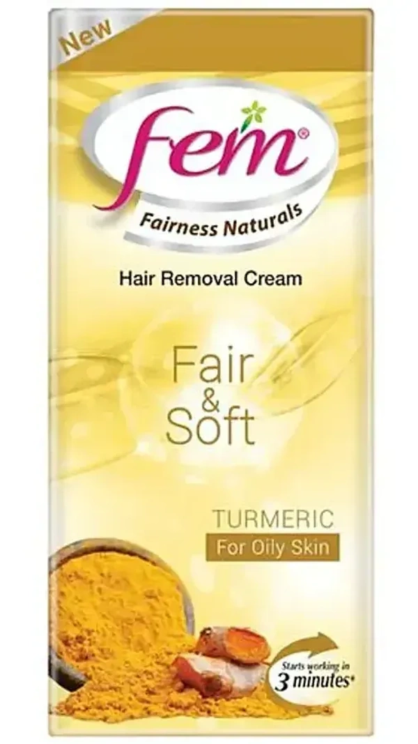 Fem Hair Removal Cream Fair&Soft Gold, 25g - 25g