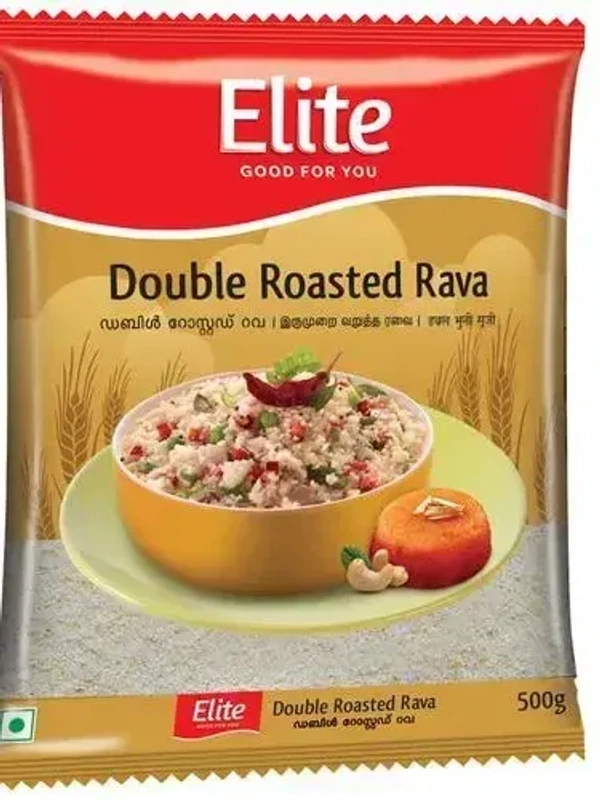 Elite Double Roasted Rava, 500g - 500g